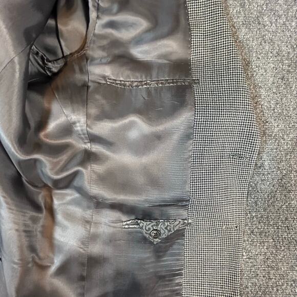 Joseph Abboud Wool and Silk Blazer Sport Coat Suit Jacket‎ Size 42R "Flaws" - Picture 5 of 7